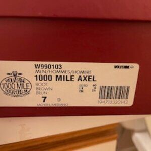 WOLVERINE 1000 MNIE BOOTS